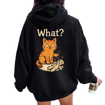 Graphique Fantaisie Pour Hommes Enfants S Chat Drôle Sweat à capuche oversize pour femme avec imprimé dans le dos - Cadeauxyz
