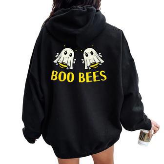 Halloween Boo Ghost Bees Costume Humor Pun Men Women Oversized Hoodie Back Print | Seseable UK