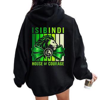 Isibindi House Of Courage Rca School Spirit For Boy Girls Women Oversized Hoodie Back Print - Thegiftio UK