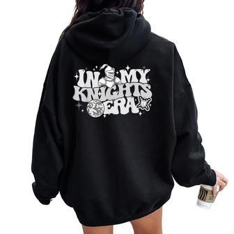 In My Knights Era Back To School Mascot Spirit Kids Women Oversized Hoodie Back Print - Thegiftio UK
