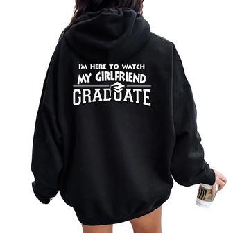 La Mia Ragazzai È Laureata In Famiglia Con Festa Di Laurea Felpa con cappuccio oversize da donna con stampa posteriore - Novitaregali