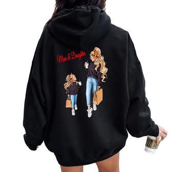 Madre E Hija In Mangas Women Oversized Hoodie Back Print - Regaloses