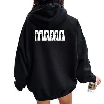Mama Christmas Ideas For Mom Women Oversized Hoodie Back Print | Seseable UK