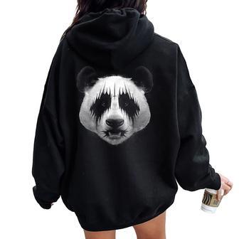 Muerte Metal Panda Divertidos Regalos Para Hombres Y Es Women Oversized Hoodie Back Print - Regaloses