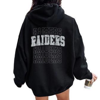 Raider Vintage Name Boy Girl Women Oversized Hoodie Back Print | Seseable UK