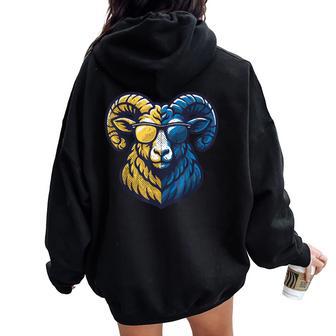 Ram Kids Boys Girls N Youth Women Oversized Hoodie Back Print - Thegiftio UK