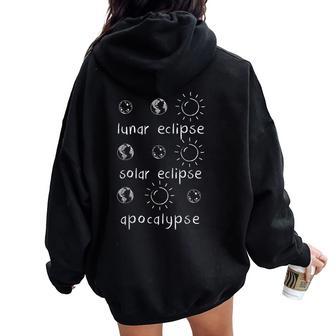 Regalos Espaciales Para Profesores De Ciencia Hombres Niños Es Ciencia Divertida Women Oversized Hoodie Back Print - Regaloses