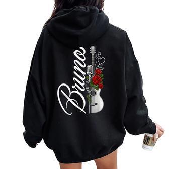 Retro Bruno Vintage Classic 70'S 80'S Kids Women Oversized Hoodie Back Print - Thegiftio UK