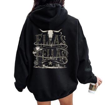 Retro Ella Surname Vintage 80S 90S For Women Women Oversized Hoodie Back Print - Thegiftio UK