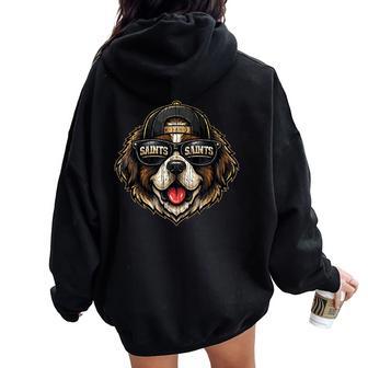 Saints Retro For Boys Girls Kids Women Oversized Hoodie Back Print - Thegiftio UK