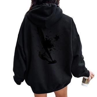 Surf Windsurf Windsurf Hombres Esurfistas Women Oversized Hoodie Back Print - Regaloses