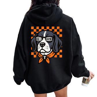 Tennessee Dog Girls Youth Boys N Kids Women Women Oversized Hoodie Back Print | Seseable UK