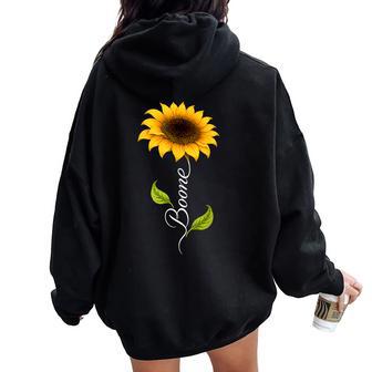 Vintage Boone Name For Kids Boys Women Oversized Hoodie Back Print - Thegiftio UK