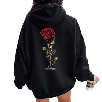 Vintage Bruno Retro Classic For Kids Women Oversized Hoodie Back Print - Thegiftio UK