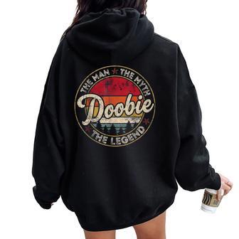 Vintage Doobie Name Retro Classic For Kid Women Oversized Hoodie Back Print - Thegiftio UK