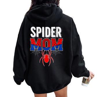 Women's Spider Mom Family Matching Mother's Day Mommy Women Women Oversized Hoodie Back Print - Thegiftio UK