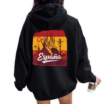 スペイン 女性 フラメンコ スペイン闘牛 男性 レディース オーバーサイズ パーカー バックプリント - Kawaiitshirt