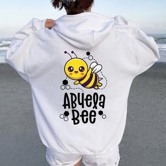 Abeja Familiar Camisas Abuela Latina Cumpleaños Traje Women Oversized Hoodie Back Print - Regaloses
