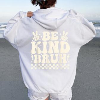 Boys Orange Unity Day Anti Bullying Kindness Be Kind Kids Women Oversized Hoodie Back Print - Thegiftio UK