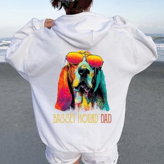 Divertido Diseño De Basset Hound Para Hombres Y Es Amantes De Los Perros Y Mascotas Women Oversized Hoodie Back Print - Regaloses