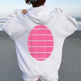 Halloween Pig Tummy Piglet Lazy Costume Kids Women Oversized Hoodie Back Print - Thegiftio UK
