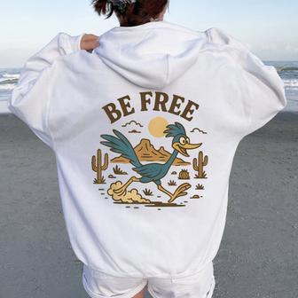Regalo Road Runner Para Es Y Hombres Universidad Universitaria Women Oversized Hoodie Back Print - Regaloses