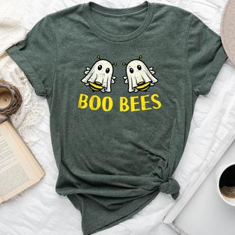 Halloween Boo Ghost Bees Costume Humor Pun Men Bella Canvas T-shirt | Seseable UK