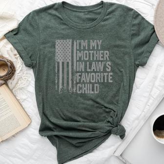 I'm My Mother In Law's Favorite Child Parent Women Bella Canvas T-shirt | Seseable UK