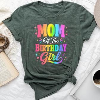 Mom Of The Birthday Girl Matching Family Party Bella Canvas T-shirt | Seseable UK