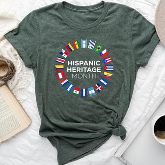 Hispanic Heritage Month Country Flags Kids Bella Canvas T-shirt | Seseable UK