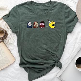 Retro Arcade Game Horror Movie Ghosts Costume Kids Bella Canvas T-shirt | Seseable UK