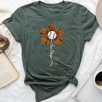 San Diego Flower For Boys Girls Kids Bella Canvas T-shirt | Seseable UK