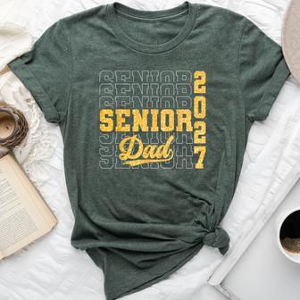 Senior Dad Class Of 2027 Graduation Father Women Bella Canvas T-shirt | Seseable UK