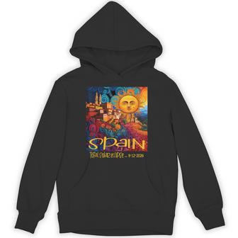 2026 Total Solar Eclipse Spain Cosmic Event Memorabilia Hoodie - Thegiftio UK