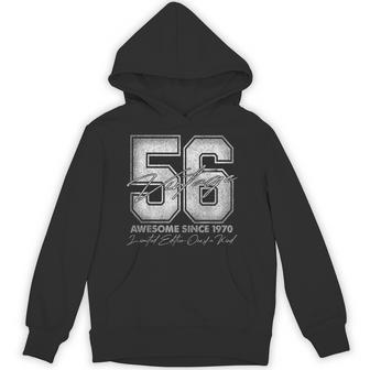 56 Year Old Vintage 1970 Limited Edition 56Th Birthday Hoodie - Thegiftio UK