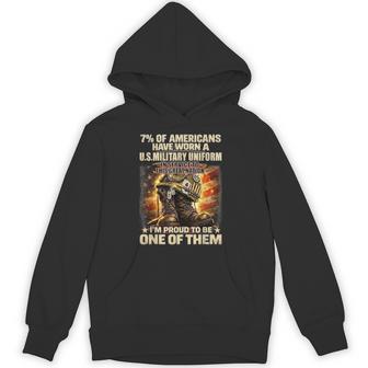 7 Percent Of Americans Have Worn A Us Military Uniform Hoodie - Thegiftio UK