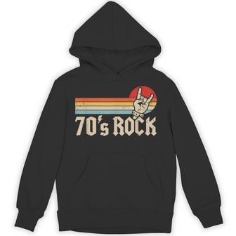 70S Rock Vintage 1970S Band Music Hoodie - Thegiftio UK