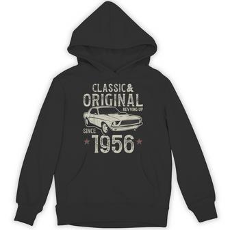 70Th Birthday 1956 Classic Car Hoodie - Thegiftio UK