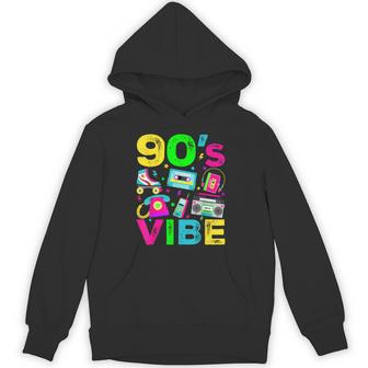 90S Vibe 1990S Vintage Style Nineties Retro Party Hoodie - Thegiftio UK
