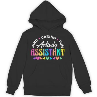 Activity Assistant Appreciation s -Adults Black Cotton 65 Polyester 35 Short Sleeve Crew Neck Small Hoodie - Thegiftio UK