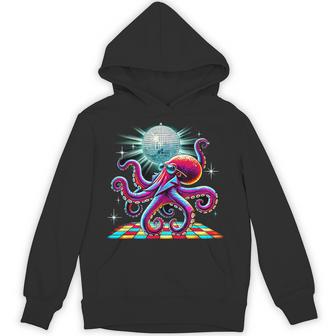 Aesthetic Octopus Disco Hoodie - Thegiftio UK