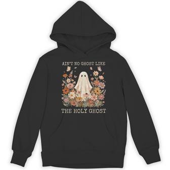 Ain't No Ghost Like The Holy Ghost Wildflowers Halloween Hoodie - Thegiftio UK