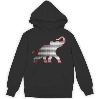 Alabama Houndstooth Hoodie - Thegiftio UK