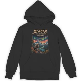 Alaska Bear Adventure In Lush Forest Hoodie - Thegiftio UK