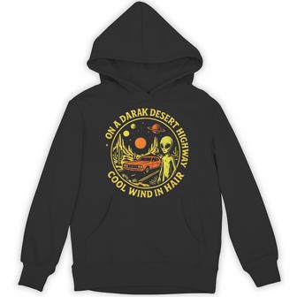 Alien Desert Drive – Cool Wind For Sci-Fi Fans Hoodie | Seseable UK