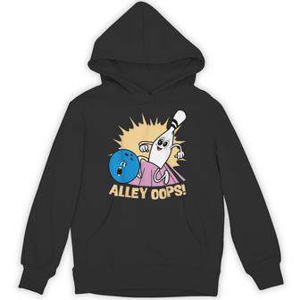 Alley Oops Comic Bowling Mishap Hoodie - Thegiftio UK