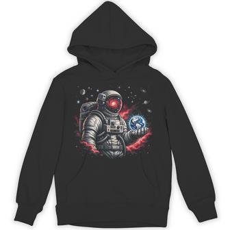 Astronaut Earth Science Space Galaxy Cosmic Universe Hoodie - Thegiftio UK