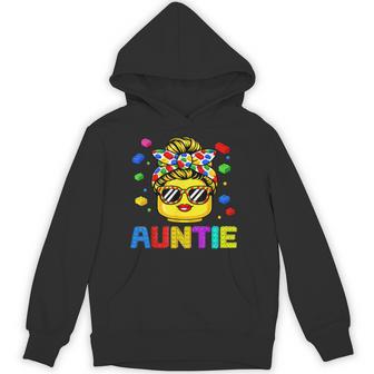 Auntie Master Builder Building Bricks Blocks Hoodie - Thegiftio UK