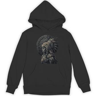 Aztec Warrior Mexican Mythology Inca Mayan Indigenous Hoodie - Thegiftio UK