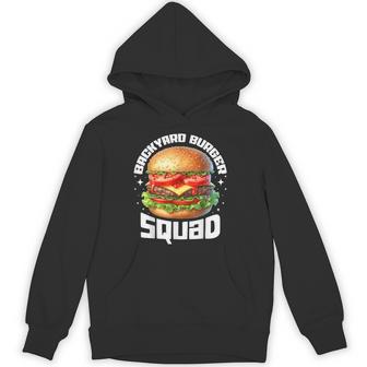 Backyard Burger Squad Bbq Grill Team Summer Cookout Hoodie - Thegiftio UK